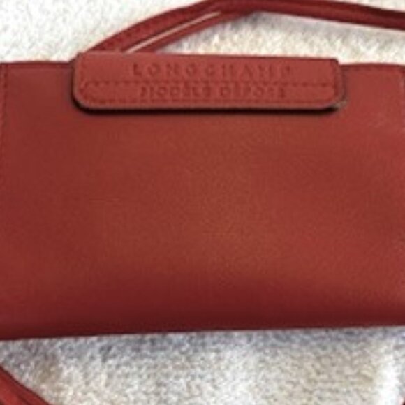 Longchamp luxury leather 6-card holder lanyard NWOT - Picture 5 of 6